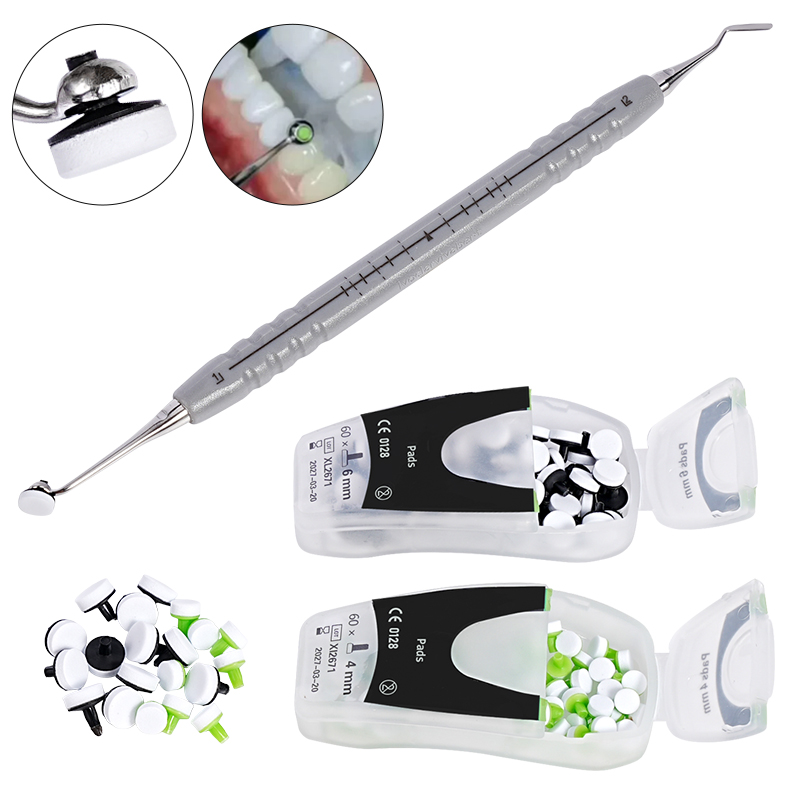 Teeth Whitening Light Kit - 歯科用コンポジットレジン充填キット フォームパッド成形用スパチュラ 光硬化充填ツール + コンポジットレジン材料 ホワイトニング