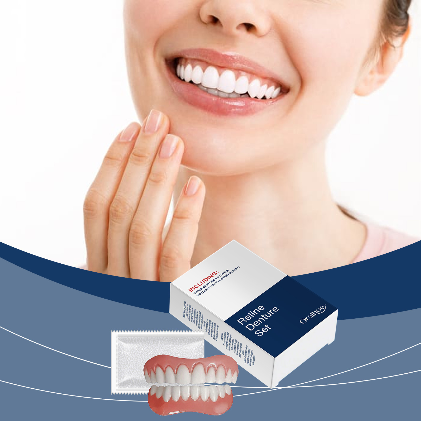 Teeth Whitening For Braces - 入れ歯、仮歯、一時的な歯、口腔シミュレーション、矯正器具、上歯、下歯、ベニア、入れ歯、ホワイトニング、矯正用シリコン入れ歯