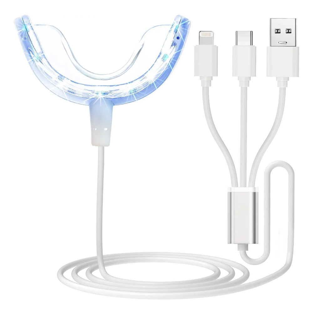 Teeth Whitening Blue Light - 歯のホワイトニング アクセラレーター ライト、16 倍強力な青色 LED ライト