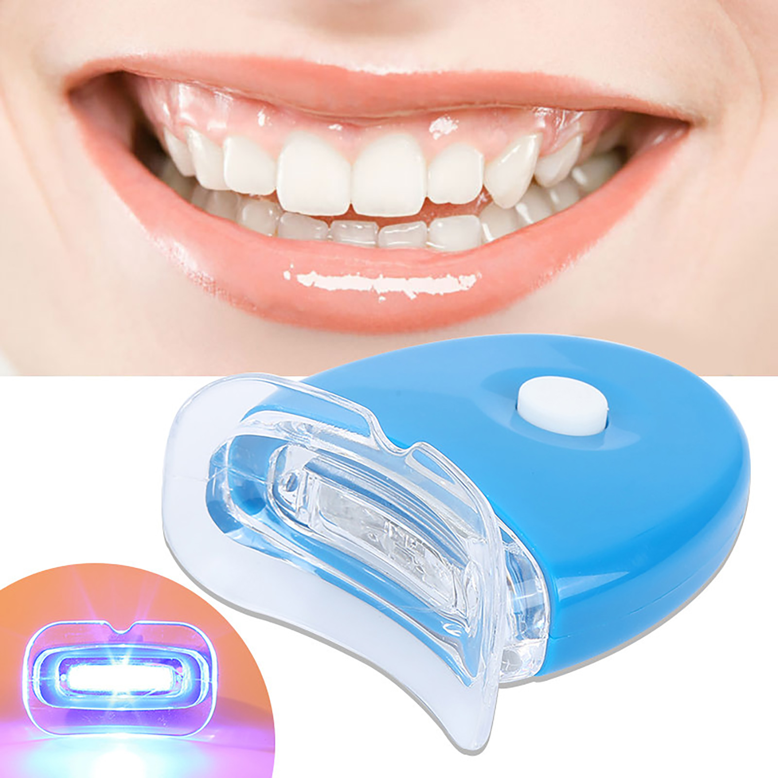Teeth Whitening Led Kit - 歯のホワイトニングキット,男性と女性,歯科治療ツール,高感度,明るい歯,美容健康