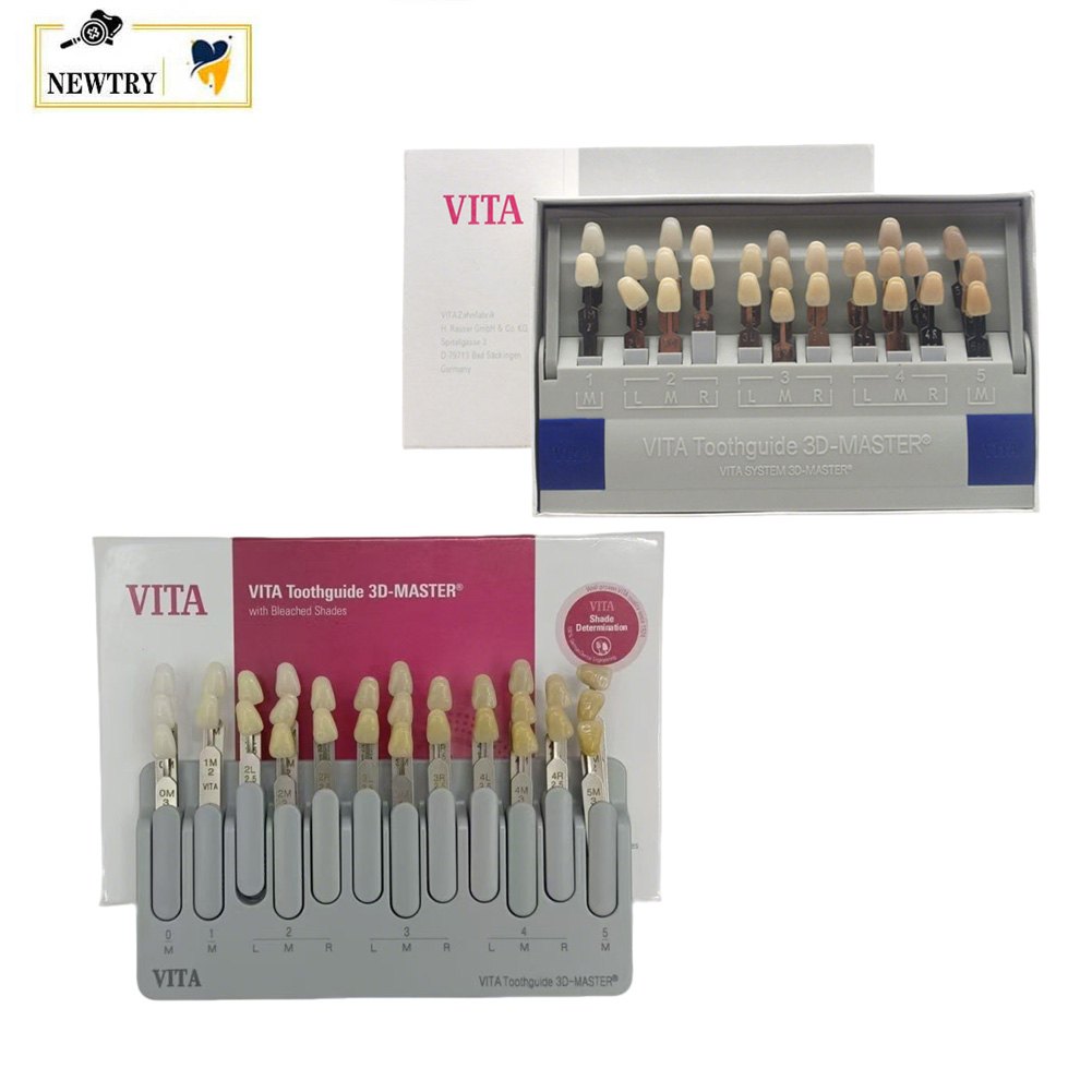 Teeth Whitening Shade Guide - VITA デンタルシェードガイド 3D-Master ポーセレン歯型ガイド 29/16 タブ