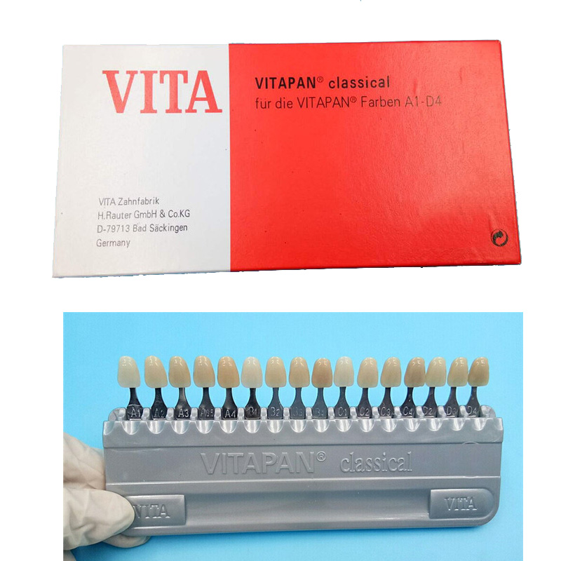 Teeth Whitening Shade Guide - VITA 16 色歯のシェードガイド古典的な歯科機器歯ホワイトニング磁器 VITAPAN 歯モデル比色プレート