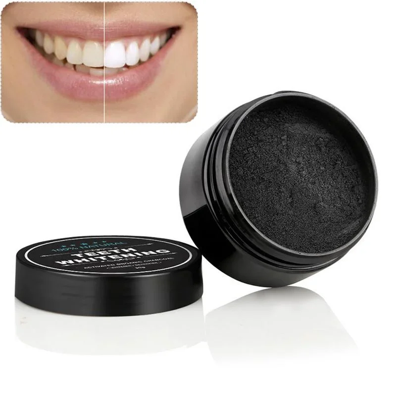 Teeth Whitening Charcoal Powder - 食品グレードの歯磨き粉、活性炭歯のホワイトニング製品、活性炭で歯をきれいにする、黒炭粉