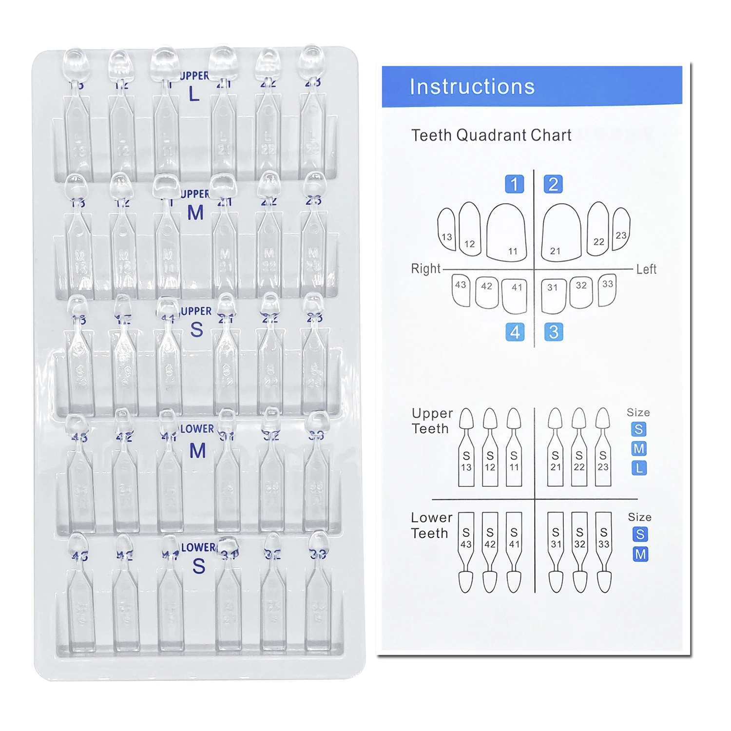 32 ピース/セット歯科ベニヤモールドキット複合樹脂モールド - Teeth Whitening Light Kit のレビューと価格