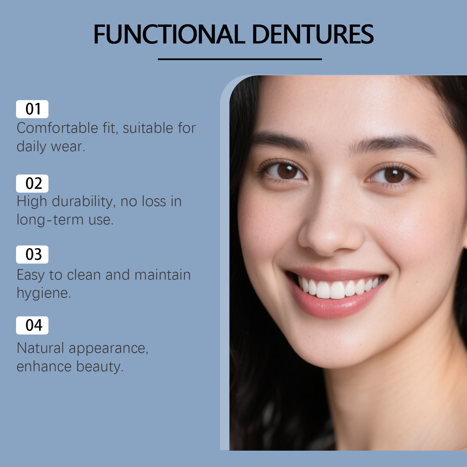 2026年 大人用調整可能義歯セット 調整可能なスナップオン - Teeth Whitening For Braces のレビューと価格