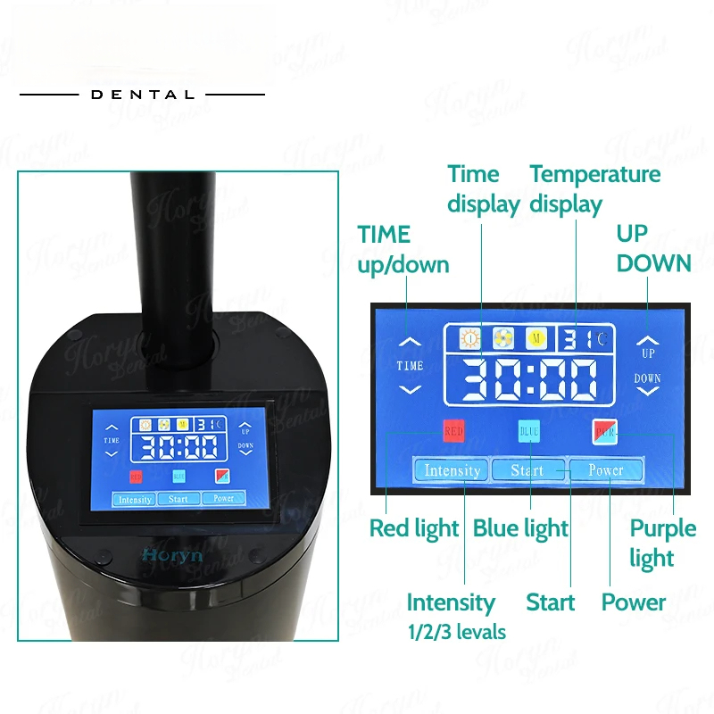 80Wリフトタイプ歯科用冷光ランプ青色タッチスクリーン歯のホ - Teeth Whitening Blue Light のレビューと価格