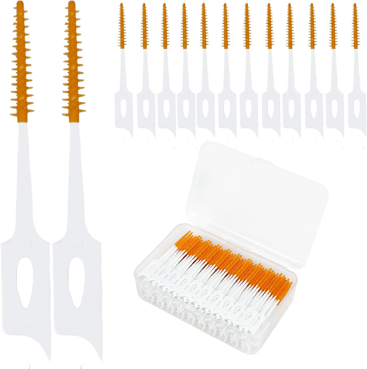 40 〜 150 個のシリコーン歯間ブラシ使い捨てデンタルフ - Teeth Whitening For Braces のレビューと価格