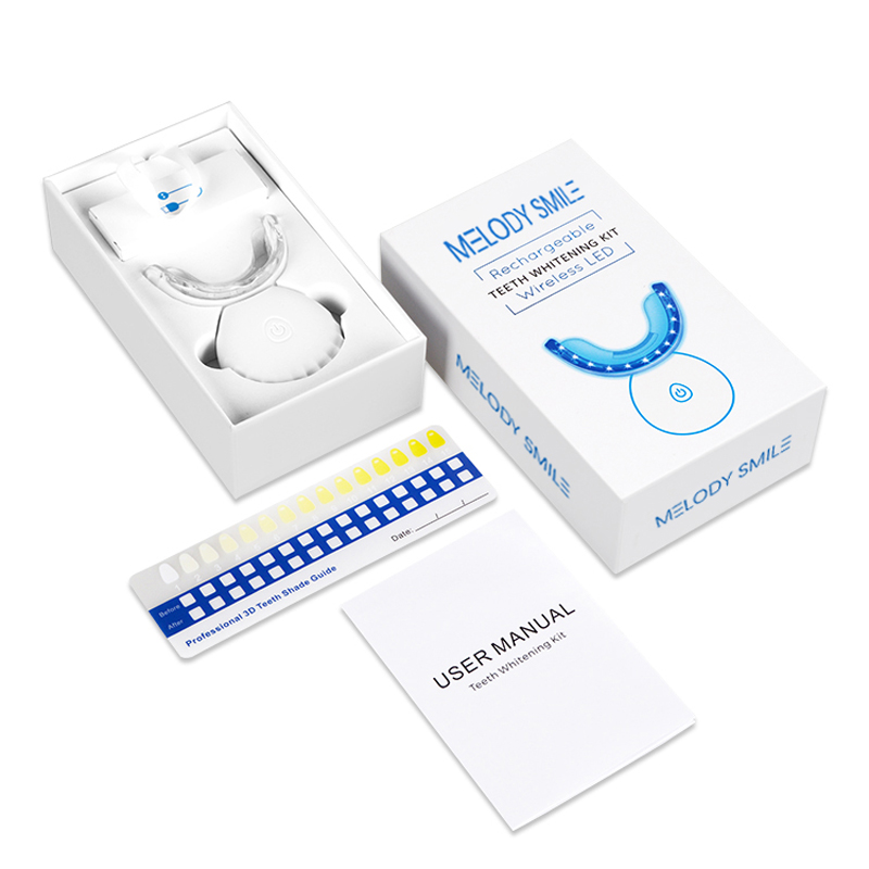 ブルーライト歯のホワイトニングLEDキット ワイヤレス 家庭 - Teeth Whitening Led Kit のレビューと価格
