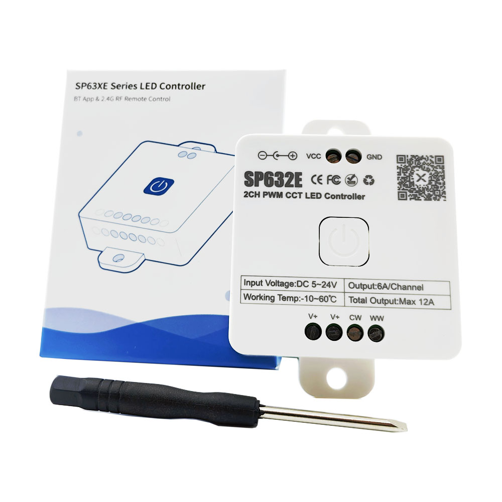 DC5-24V SP632E 2CH PWM CCT LED - Teeth Whitening Blue Light のレビューと価格