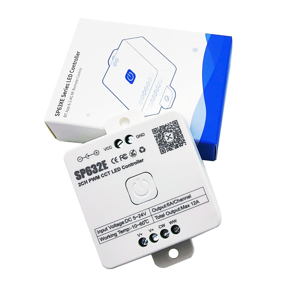 DC5-24V SP632E 2CH PWM CCT LED - Teeth Whitening Blue Light のレビューと価格