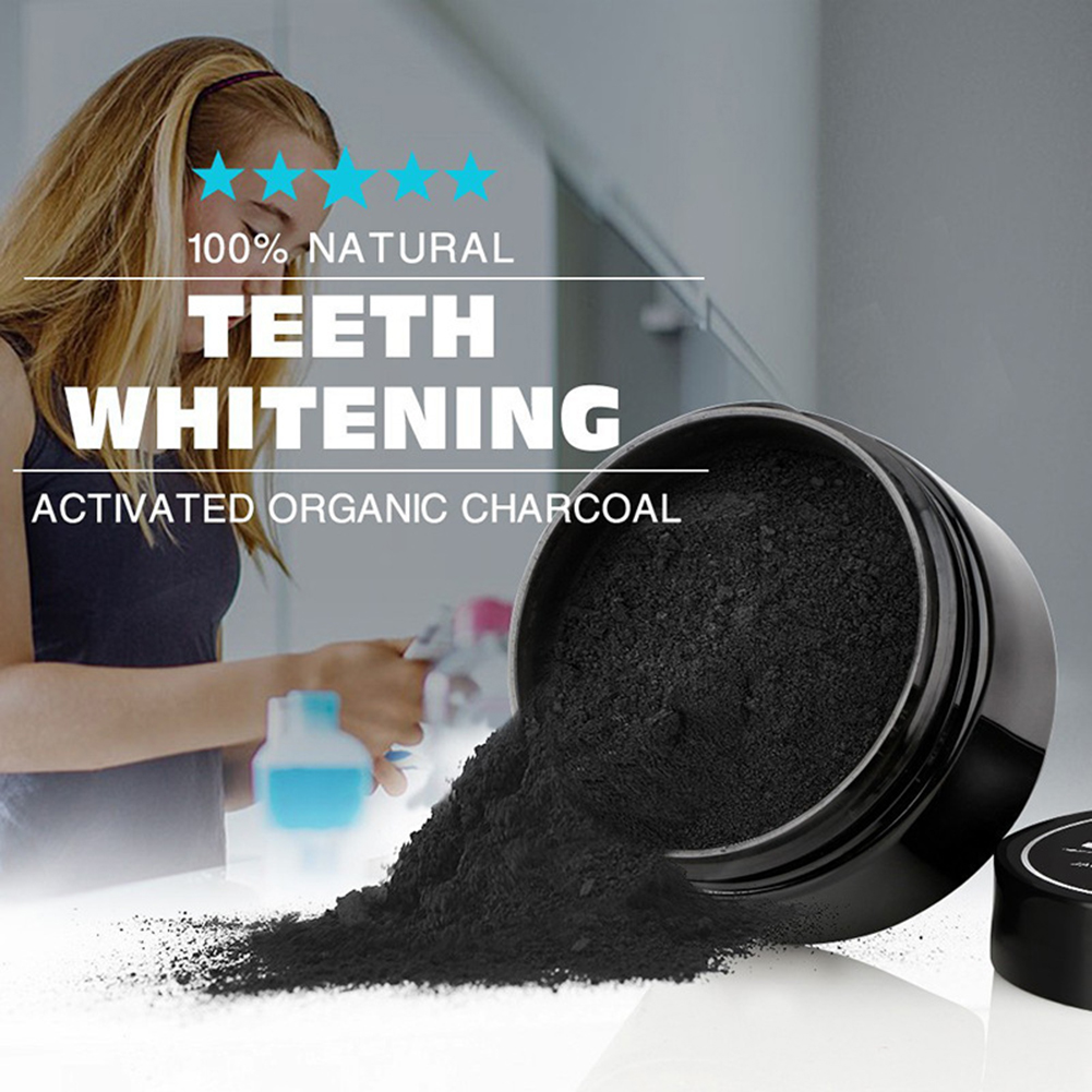 歯のホワイトニングパウダー,2種類の歯のホワイトニング,天然 - Teeth Whitening Charcoal Powder のレビューと価格