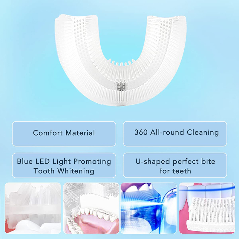 U字型充電式ライトクイックホワイトニング歯のホワイトナー、プ - Teeth Whitening Light Kit のレビューと価格