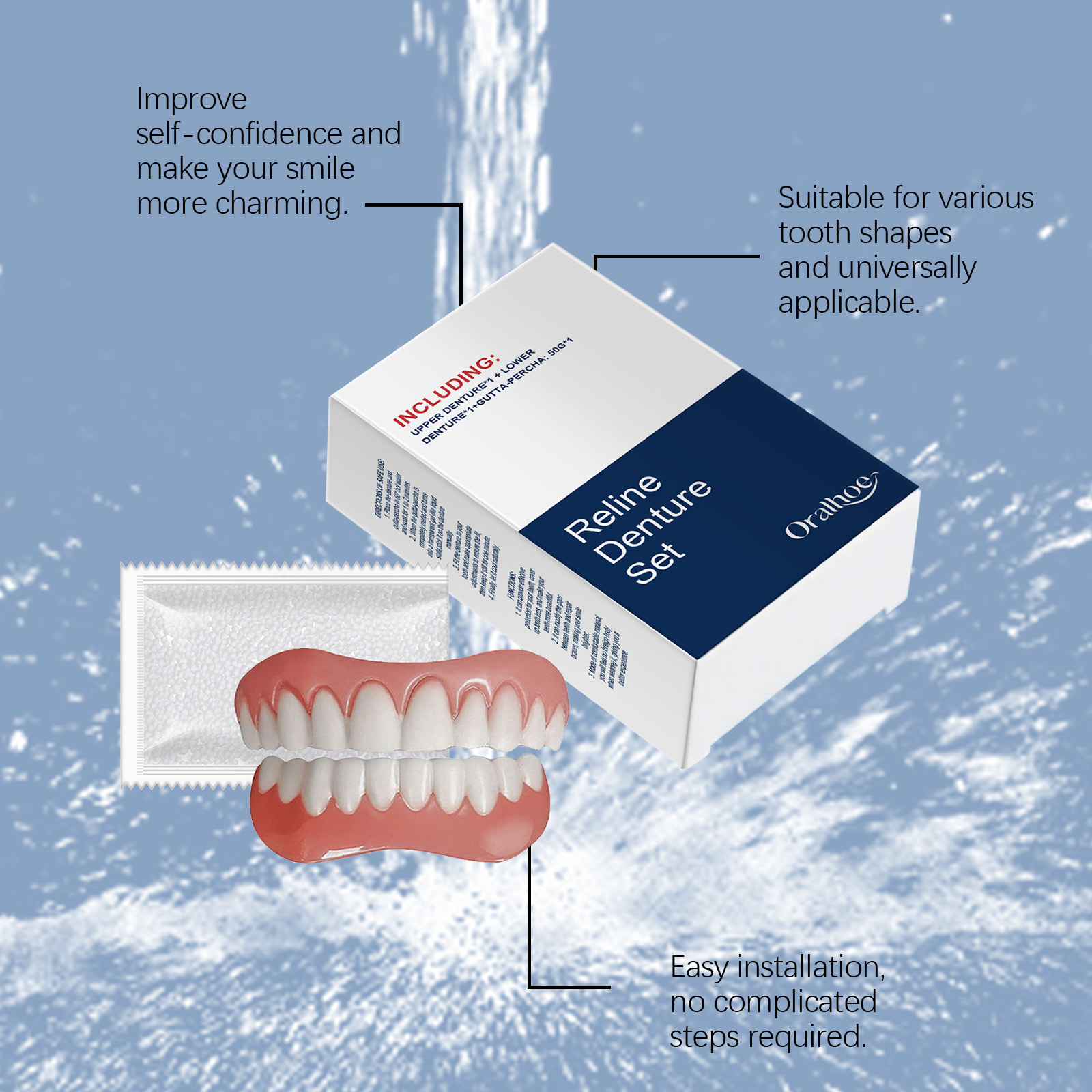 入れ歯、仮歯、一時的な歯、口腔シミュレーション、矯正器具、上 - Teeth Whitening For Braces のレビューと価格