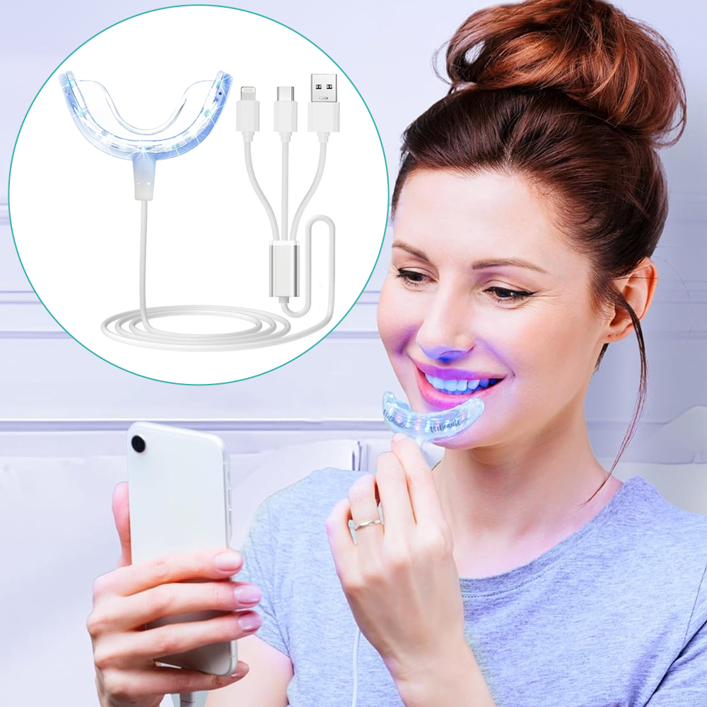歯のホワイトニング アクセラレーター ライト、16 倍強力な - Teeth Whitening Blue Light のレビューと価格
