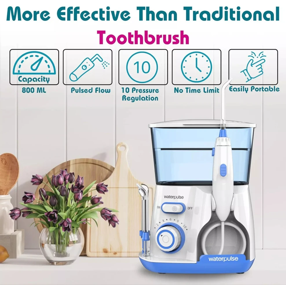 ウォーターパルス V300 電動ウォーターフロッサー高圧口腔 - Teeth Whitening For Braces のレビューと価格