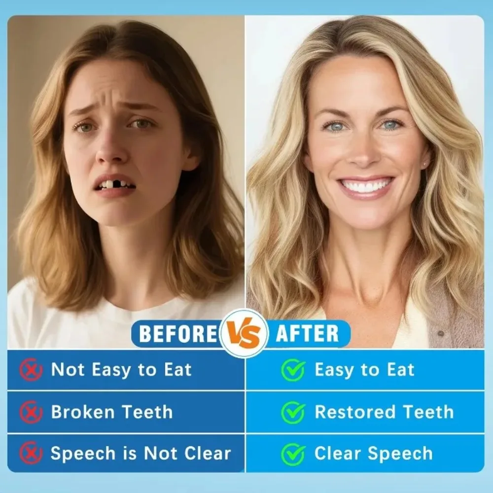 フルセット義歯 フェイク歯 ブレース 快適フィット 瞬時に自 - Teeth Whitening For Braces のレビューと価格