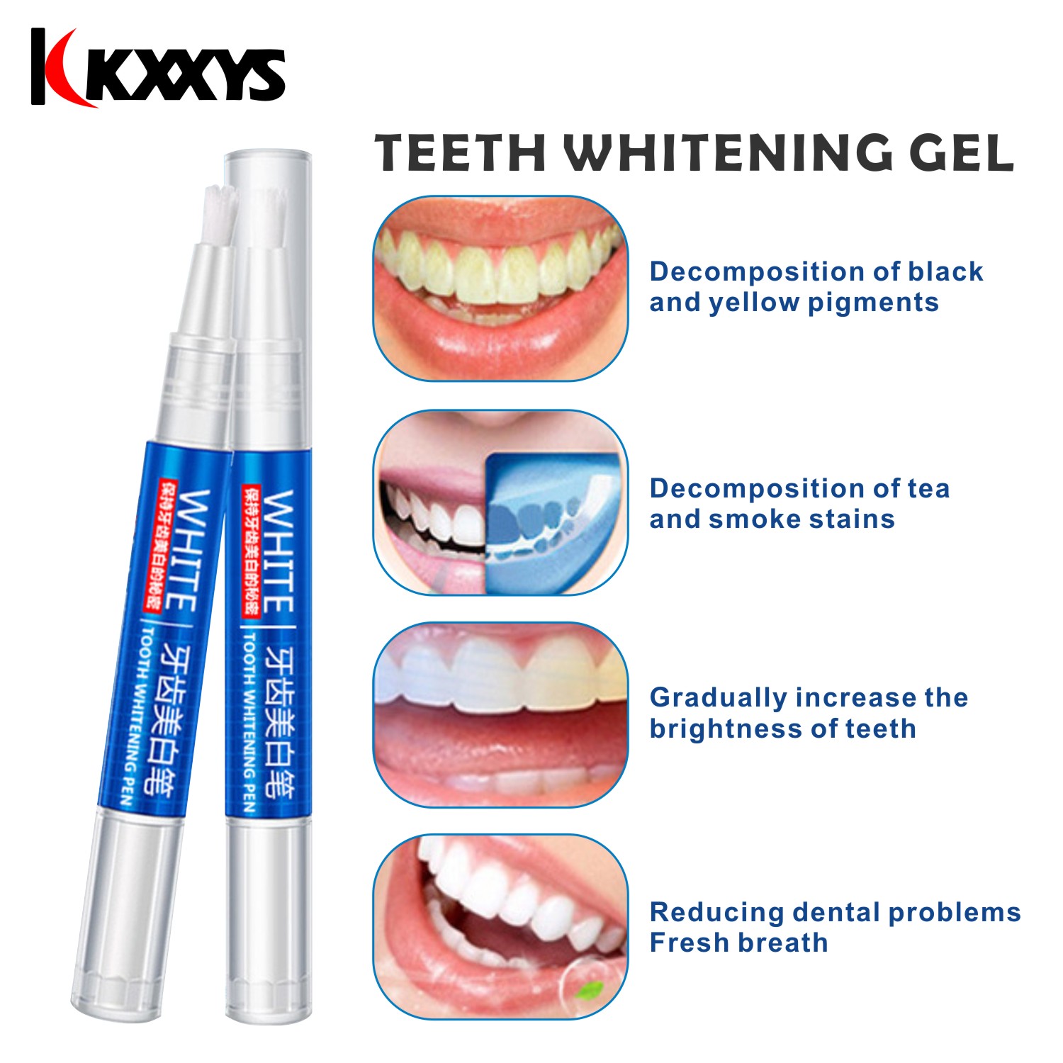 歯のホワイトニングジェルシリンジ,漂白用口腔衛生ツール,ホワ - Teeth Whitening Gel Pen のレビューと価格