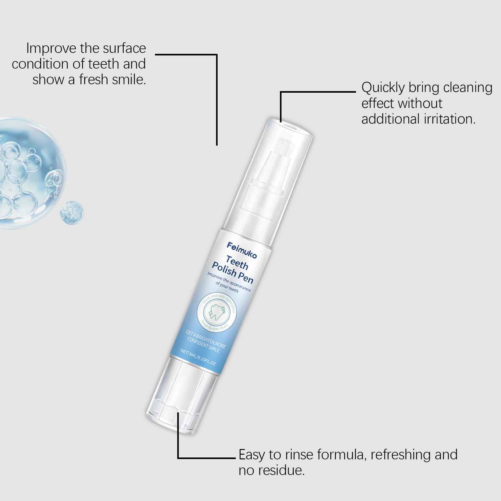 歯のホワイトニングペイント インスタントホワイト歯磨き剤 長 - Teeth Whitening Gel Pen のレビューと価格