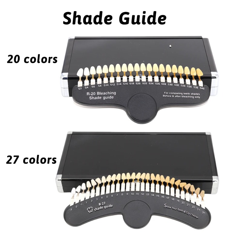 20/27色 3D歯科ラボ用ブリーチシェードガイド 歯のホワ - Teeth Whitening Shade Guide のレビューと価格
