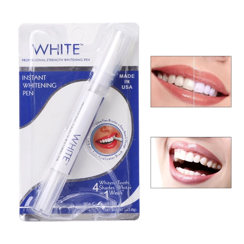 インスタント白い歯ホワイトニングペン使いやすい歯漂白ホワイト - Teeth Whitening Gel Pen のレビューと価格
