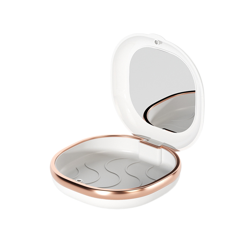 ファッションブレースケースミラー歯科リテーナーボックス磁気ア - Teeth Whitening For Braces のレビューと価格