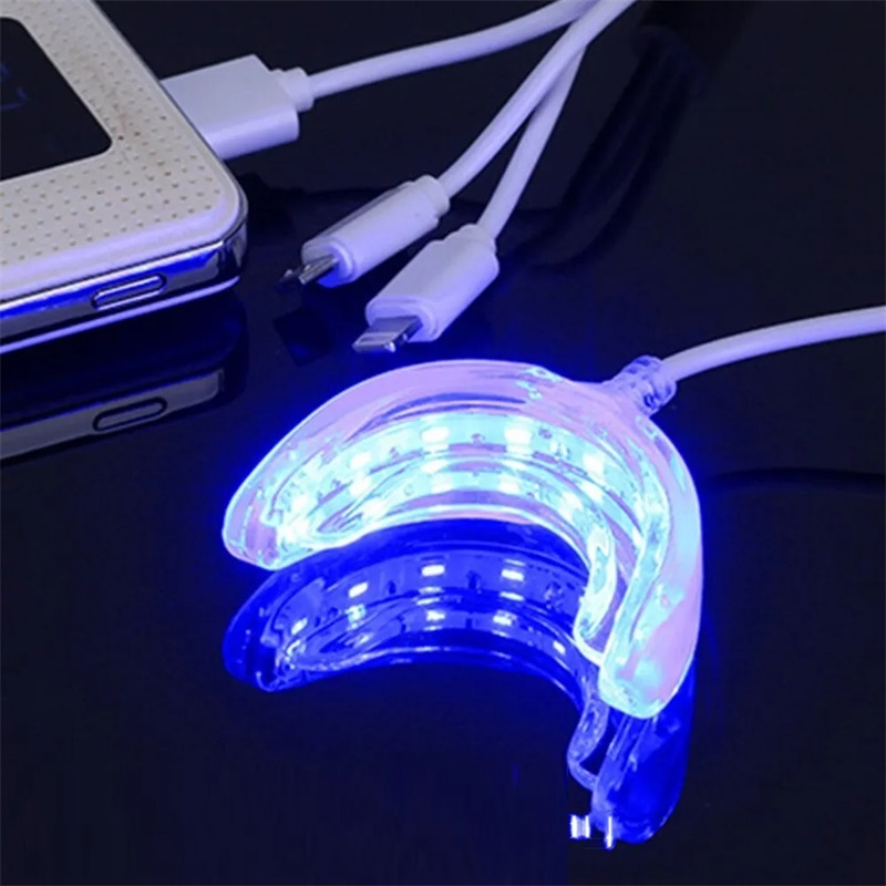 歯のホワイトニング アクセラレーター スマート LED ブル - Teeth Whitening Led Kit のレビューと価格