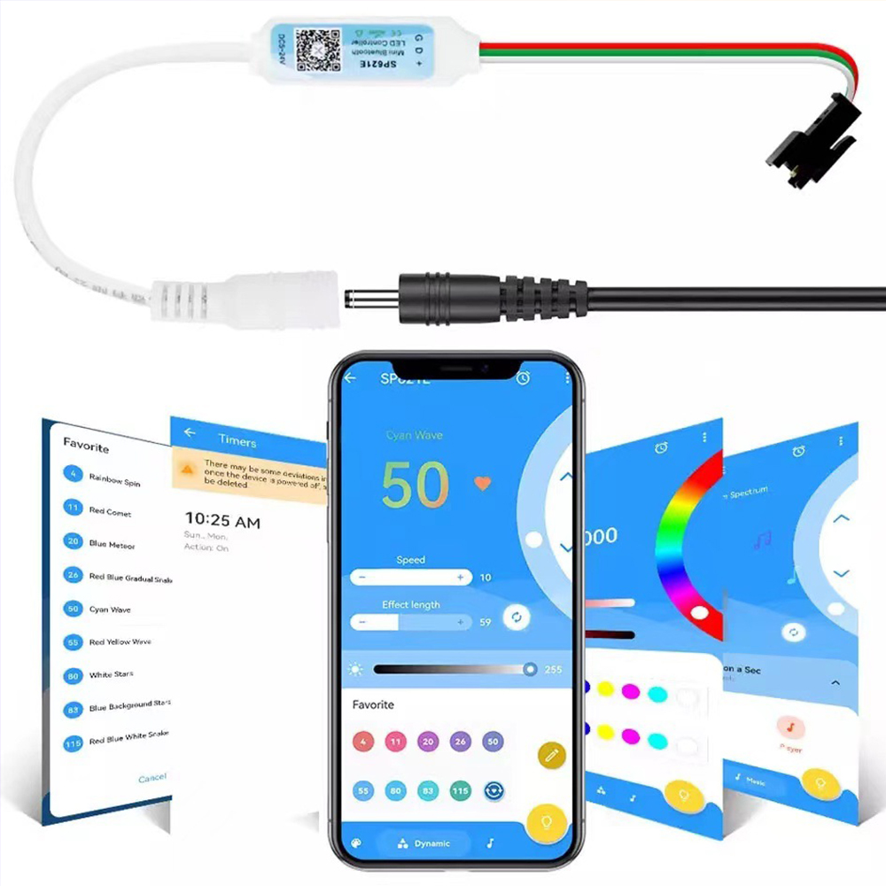 LEDピクセルストリップライトコントローラー,青の歯の音楽, - Teeth Whitening Blue Light のレビューと価格