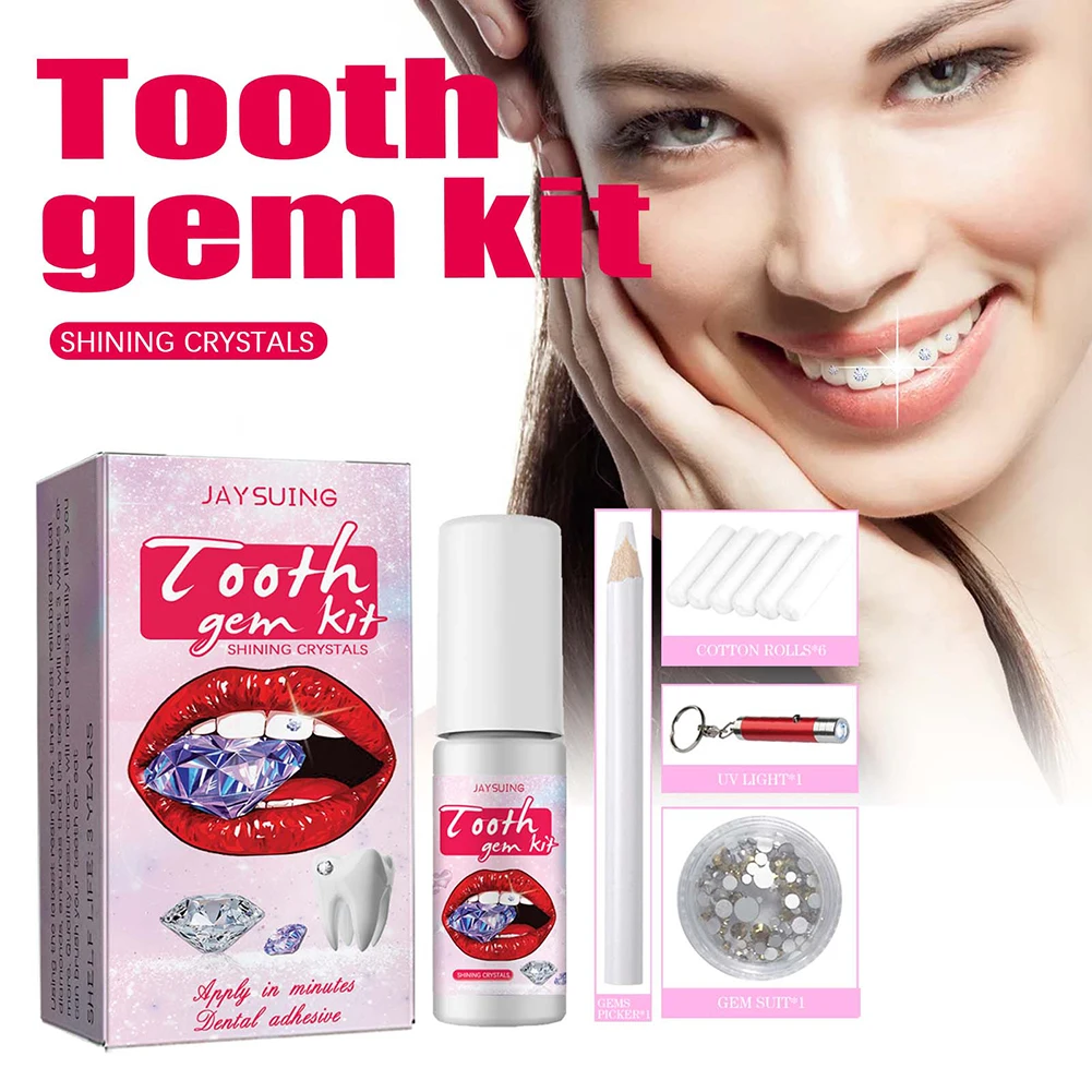 宝石キット,樹脂接着剤,プロの装飾,日曜大工,頑丈 - Teeth Whitening Light Kit のレビューと価格