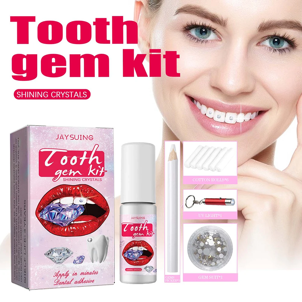 宝石キット,樹脂接着剤,プロの装飾,日曜大工,頑丈 - Teeth Whitening Light Kit のレビューと価格